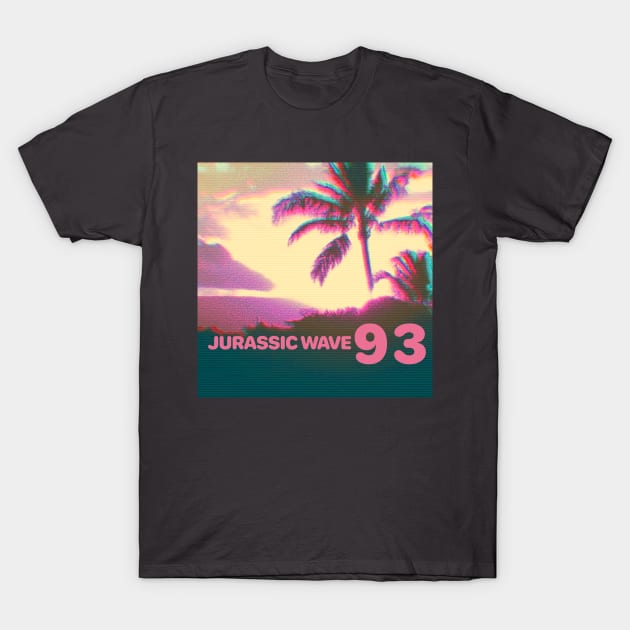 Jurassic wave 93 T-Shirt by lofi_retrowave